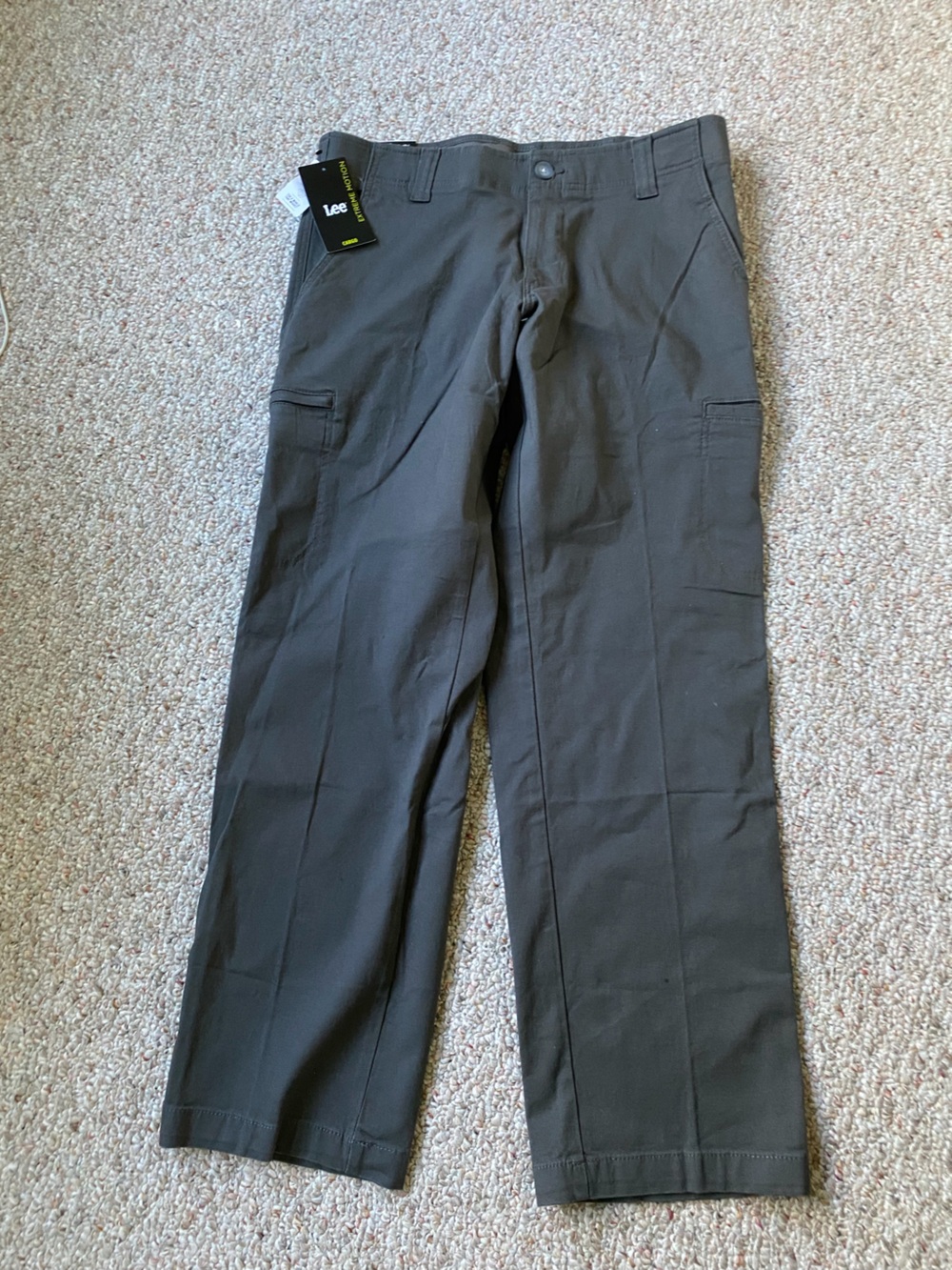 NWT Lee Men's Tech Pant in Slate Grey Size 33x30